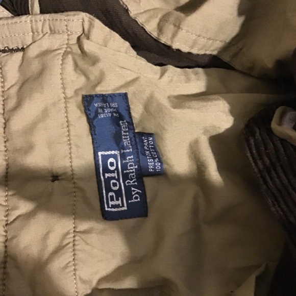 🔥Polo Ralph Lauren, size 34x30, new cond.dark brown, see pictures 🔥🔥corduroy - Picture 3 of 4